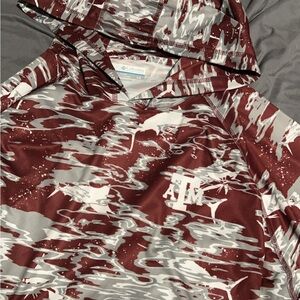 Columbia Maroon and Gray Hoodie